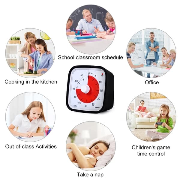 Visuell Timer for Klasserom - 60 minutter 210
