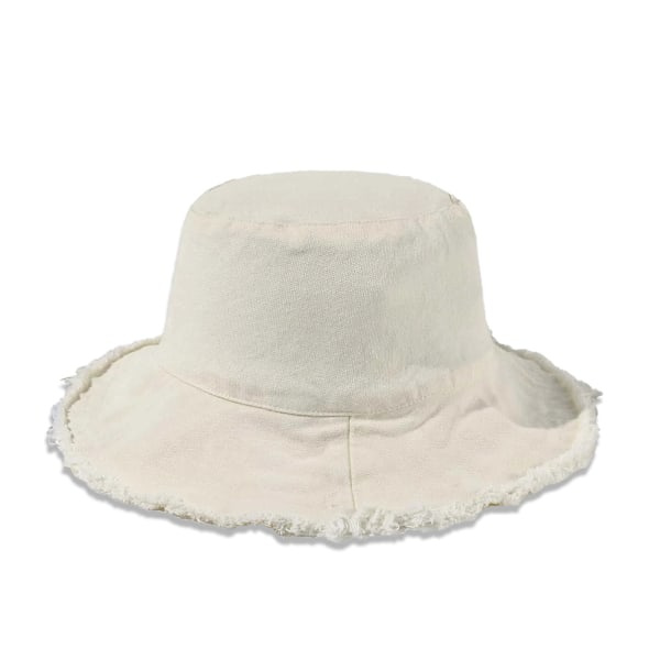 Solhatt for kvinner, sommer, casual, bred brem, bomullsstoff