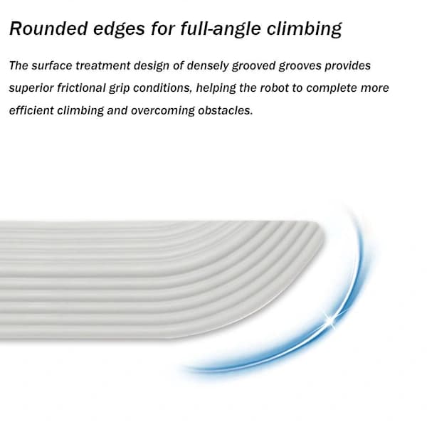 Replacement Strip for Robot Vacuum Cleaner Threshold, Door Step Threshold Strip Grey-XF13- gray_yux gray