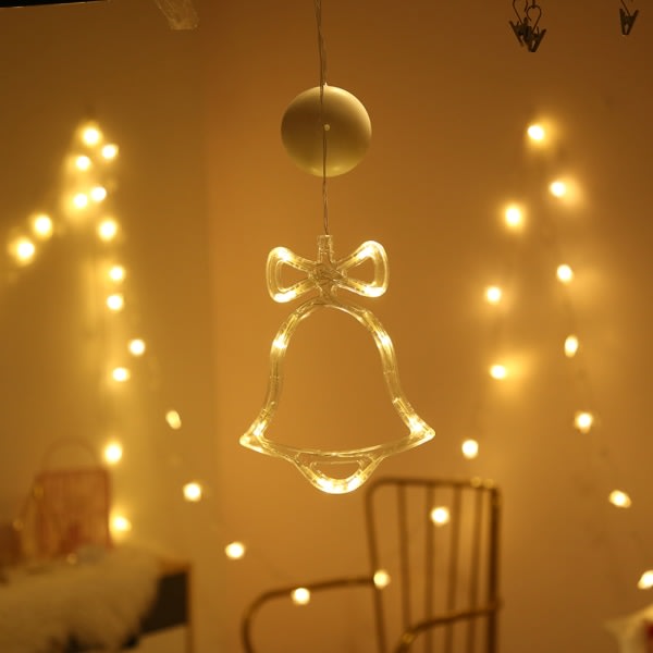 Window Sucker Holiday Lampa LED Julgranar Deer Bell Star