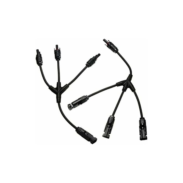 Solpanelkabeladapter Y-grenkontakt 3 Y Solkabelkontakt (F/F/F/M och M/M/M/F)