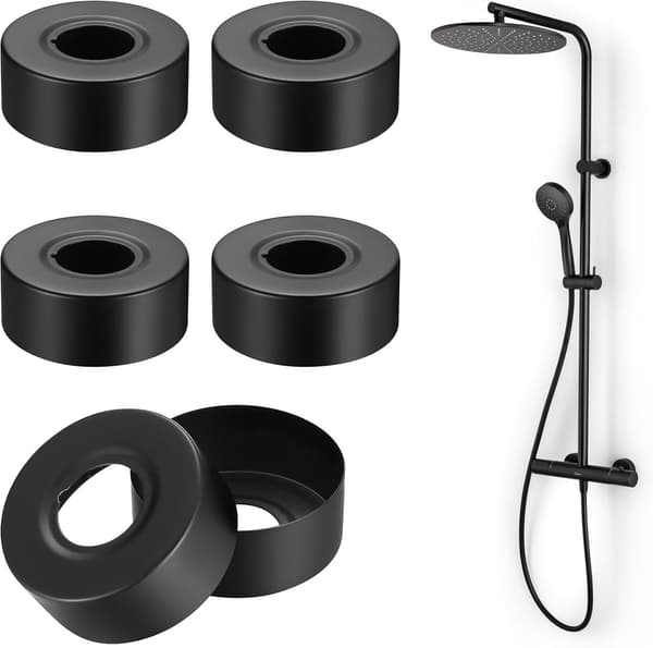 stykker - Rosetter - Rosettdeksler for rør - Radiatorrosetter - Rørrosettdeksler - Rørdeksel - Vannrørrosett - Kranrosett