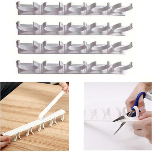 Spice Rack for Wall, White Refrigerator Shelf, Holds 20 Spice Jars & Utensils_yux