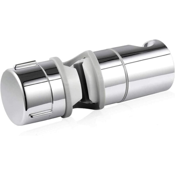 Galaxy Utbytbar handduschhållare, duschhuvudhållare, justerbar diameter, ABS krom (grå)