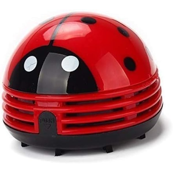 1. Röd Mini Skrivbordsstøvsuger Ladybug Design Ladybug Design