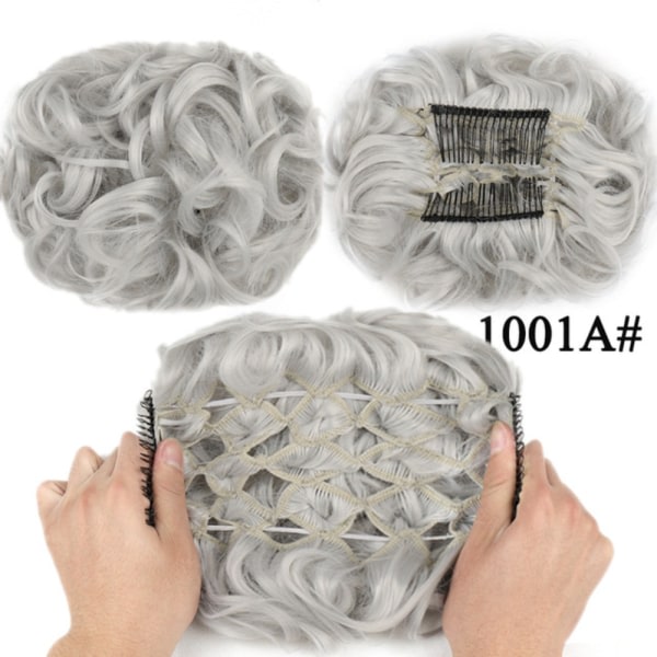 TG Kam Clip In Lockigt hårförlängning Chignon Hair 1001A 1001A