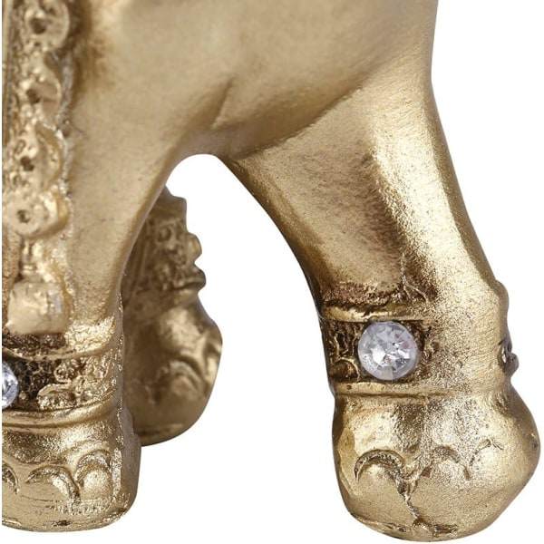 Galaxy Elefanttistatuette Onnen Onnen Elefanttistatuette Työpöydän Koriste Syntymäpäivälahja 9*9cm s