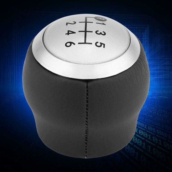 1 Girshift Knob 6-trinns manuell girkasse kompatibel med Toyota Corolla 1.8MT Yaris AURIS AYGO