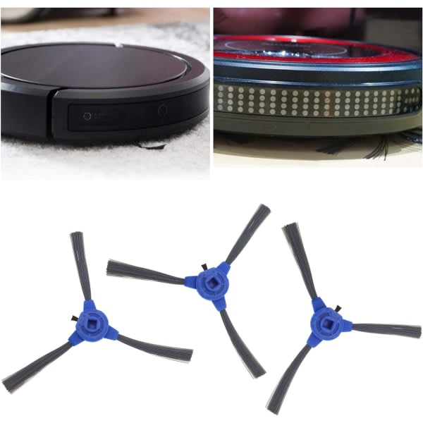 Utbytte sidebørster kompatibel med Eufy RoboVac 11S/11S MAX/15T/30/30C/ 30C MAX/12/15C/15C MAX/25C/35C/G10/G30/G30 Edge robotstøvsuger