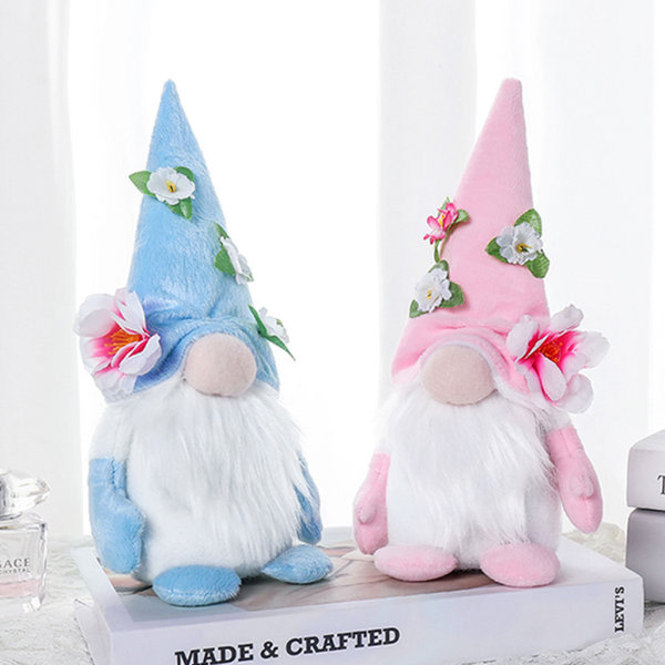 Sommartomtar, Vårblommatomtar, Halloweentomtar, Tomte, Nisse, Svenska Plyschtomtar, Skandinavisk Dvärg, Handgjord Tomtepresent - B