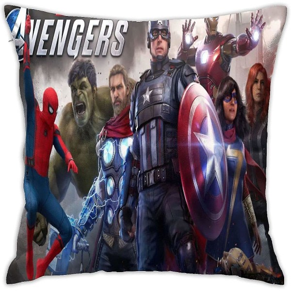 The Avengers Kuddfodral Hem Dekorativt för Män / Kvinnor Vardagsrum Sovrum Soffa Stol X Tum Kuddfodral Dekor 18 \"x18\"