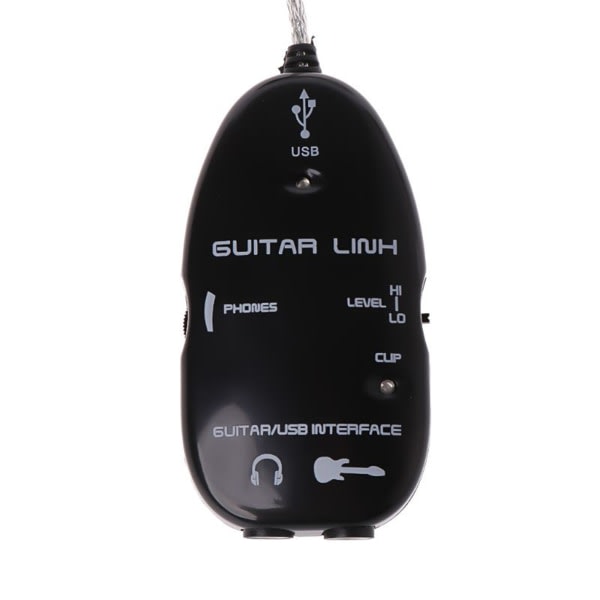 USB-gitarrkabel Inspelningsadapter Ljudspelare Effekter Gränssnittslänk Kabel Gitarr Ljudinspelning
