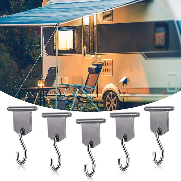 20:a Camping Markisekroge, Rv Markisehængere Kroge Rv Party Light Hængere Til Julefest, Mod