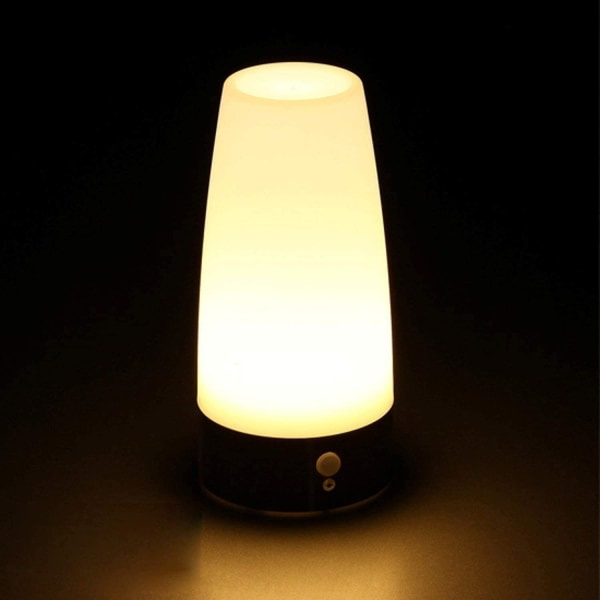 LED bevegelsessensor nattlampe bordlampe med trådløs