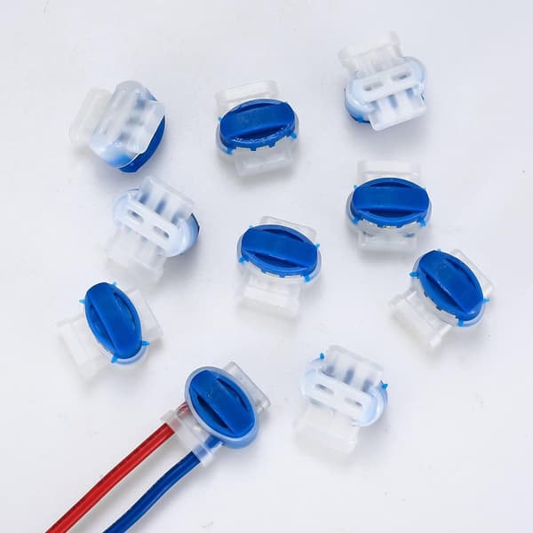 Gel Connector - 25 Stykker - Kabelstik - Model 314 - Afgrænsningskabel - Ledningsstik til Perimeterkabel - Ledningsstik til Robotplæneklipper