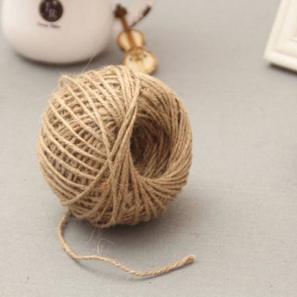 TG Jutesnöre, 2 mm - 30 meter Beige