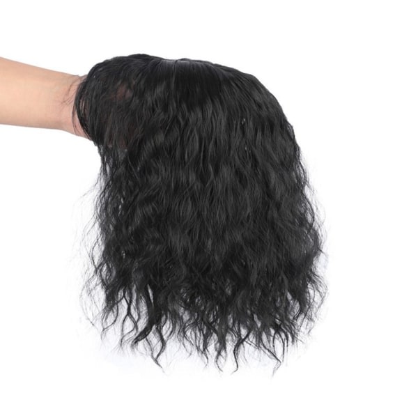 TG Kvinnors hårstykker Øka hår SVART 35CM 35CM sort 35cm-35cm