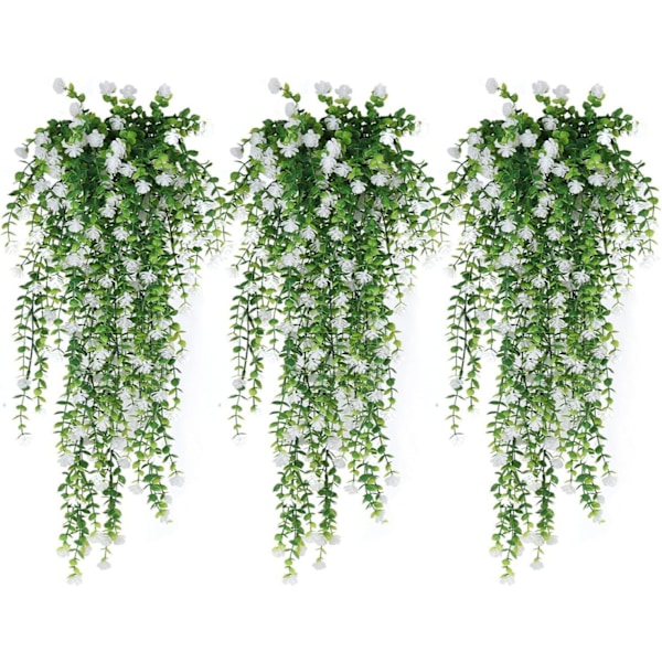 69 mesh eukalyptus kamelia vin efeu blandet farve simulering grøn plante pengeblad vægophæng lille lotus Mixed colors (customized)