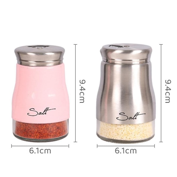 Salt och peppar shakers set, k?ksinredning , glas salt och peppar shakers set, s?t salt shakers set