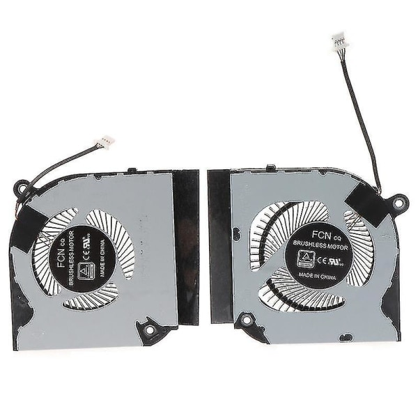 Bærbar datorkjøleventilator kompatibel med Acer Predator Helios 300 Ph317-53 Ph315-52 3-pinners 3-tråds (størrelse: CPU GPU)