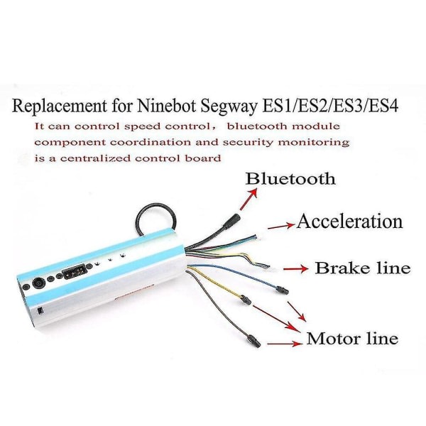 Ersättning för Ninebot Segway Es1/es2/es3/es4 Scooter Aktiverad Bluetooth Dashboard Control Board