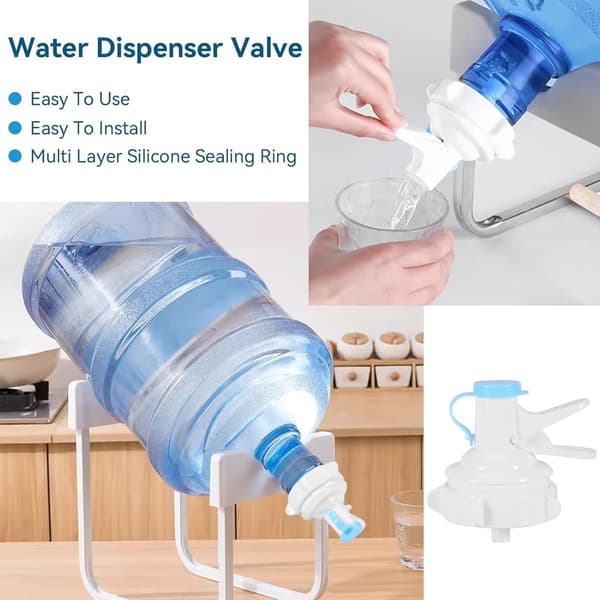 Vattendispenser - Kannpip - Universal vattenpump för vattenflaskor - Bärbar vattenautomat för flaskvatten - Dricksvattenflaskdispenserpump