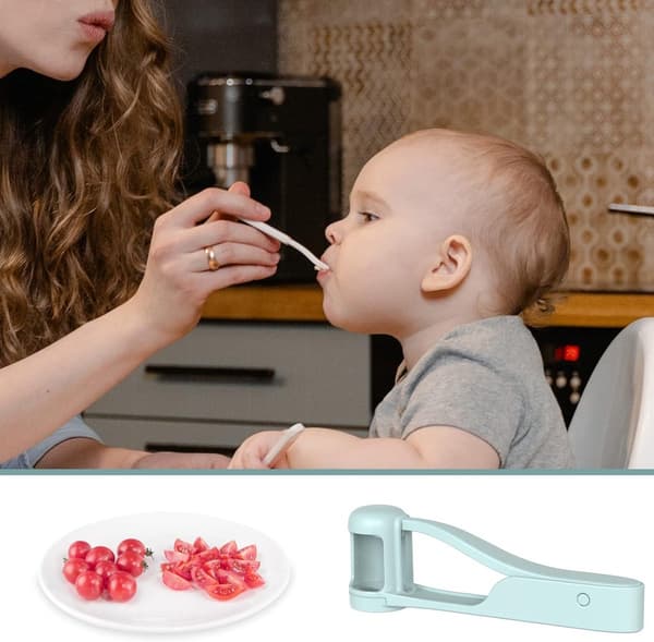 Druekutter - Fruktskærer - Skjærer - Grønnsakskutter - Tomatkutter - Druekutter - Kjøkkenverktøy - Salatkutter - Cherrytomatkutter