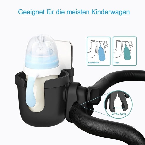 CNE Mobiltelefon mugghållare barnvagn, cykel mugghållare