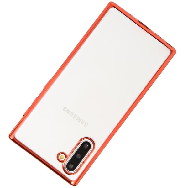 TG Samsung Galaxy Note10 - Elegant Floveme Silikonskall Roségull