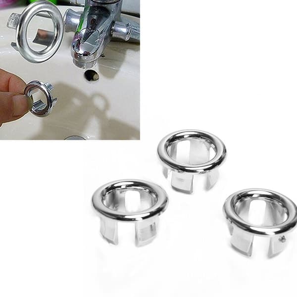 Rund diskbänksdekor för överfyllnad, ytterdiameter 3 cm, innerdiameter 2 cm, höjd 1,6 cm