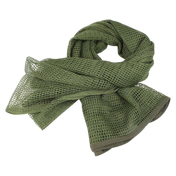 Milit?ra m?n Kamouflage tørklæder Arab Desert Net Handduk Keffiyeh Net Cloth Scarf Sjal