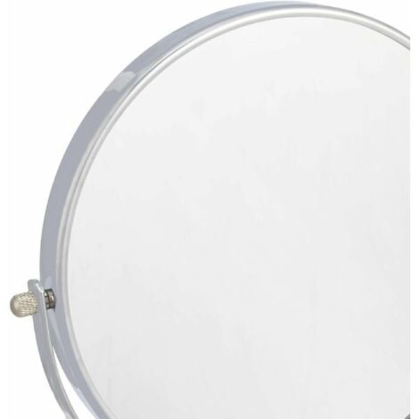 Väggmonterad spegel, 1x/5x förstoring, krom