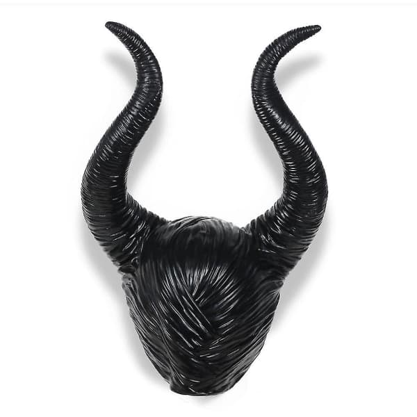 Halloween Maleficent Horn Pandebånd Cosplay Sort, Ond Maleficent Hovedpynt, til kvinde/mand