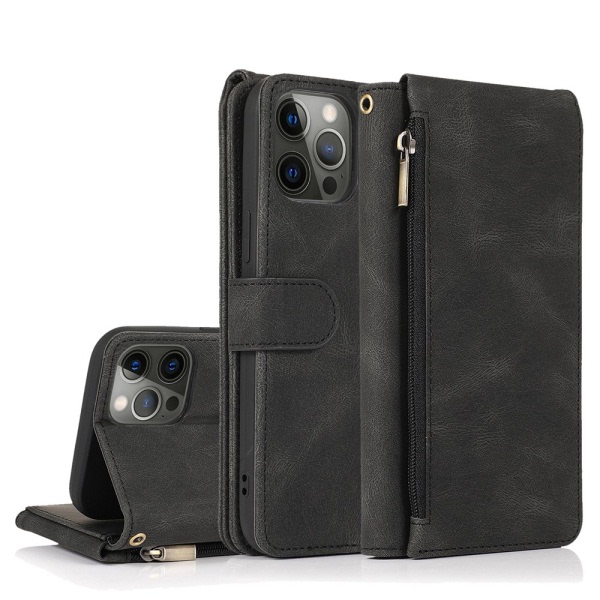 TG iPhone 12 Pro Max - Solid & Stilfuld Wallet Case Roséguld