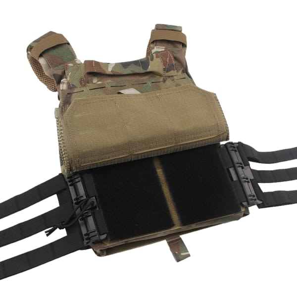 Outdoor Tactics Väst Snabbkopplingsspänne för JPC CPC NCP Jaktkombination Sida midjebälte Snabbkopplingsspänne Armégrön