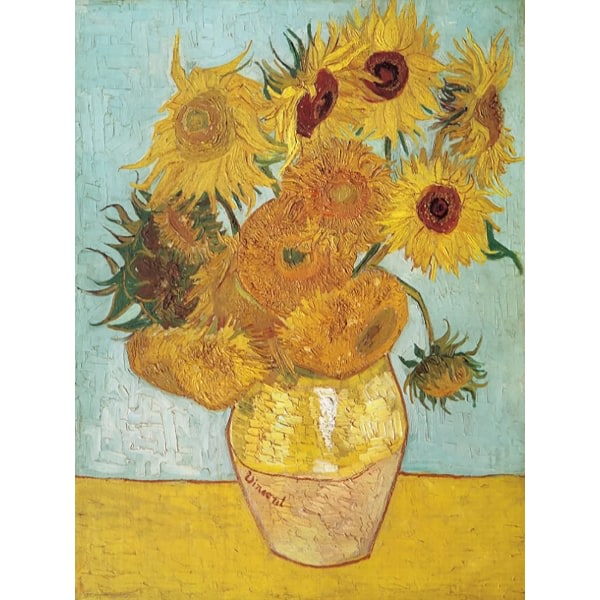 TG Diamond Painting Sunflower av Van Gogh Flower Diamond Painting Ki