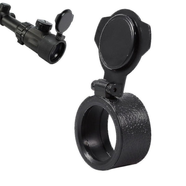 Kikarskydd 25,5 mm-64 mm, fällbart, snabb fjäderkåpa, objektivlinslock, jaktkikare kaliber 43 mm