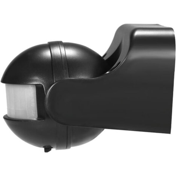 Stor infrarød sensor-afbryder 220V-240V 180 graders vinkel sort