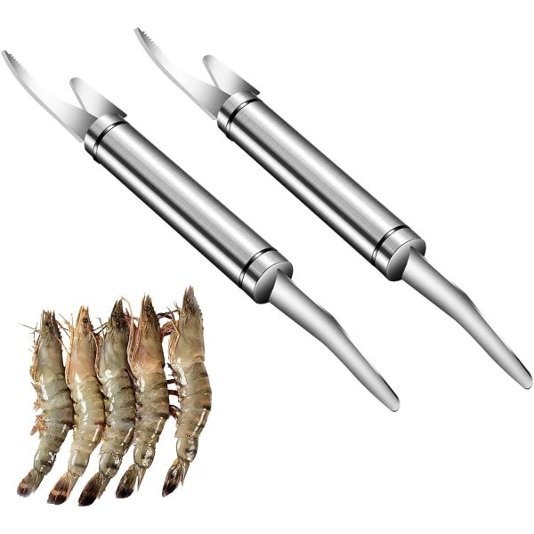 2 stk, Rejeskaleringskniv, Rejekniv, Rejeskalare, Rustfrit stål
