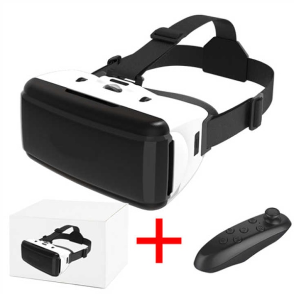 G06 EM Custom Mobiltelefon VR Headset 3D Box Glasögon VR med kontrolkontrol