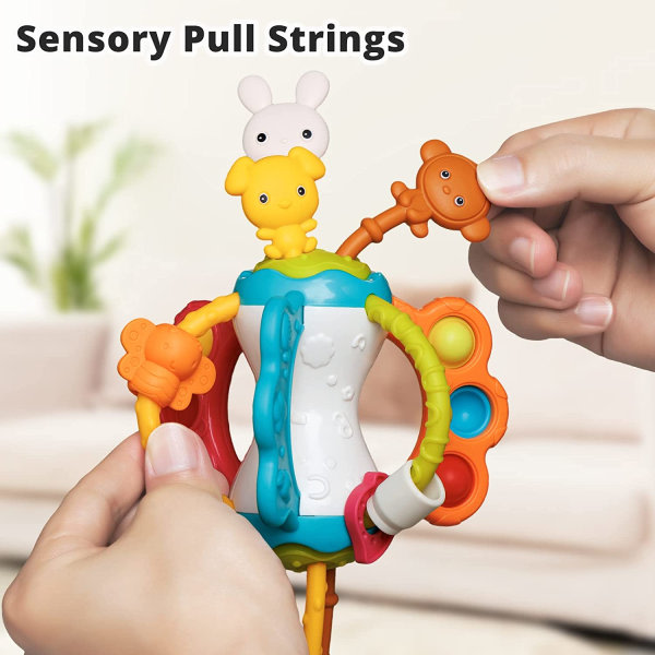 Montessori baby 12-18 månader, baby 6-12 månader, sensoriska leksaker F