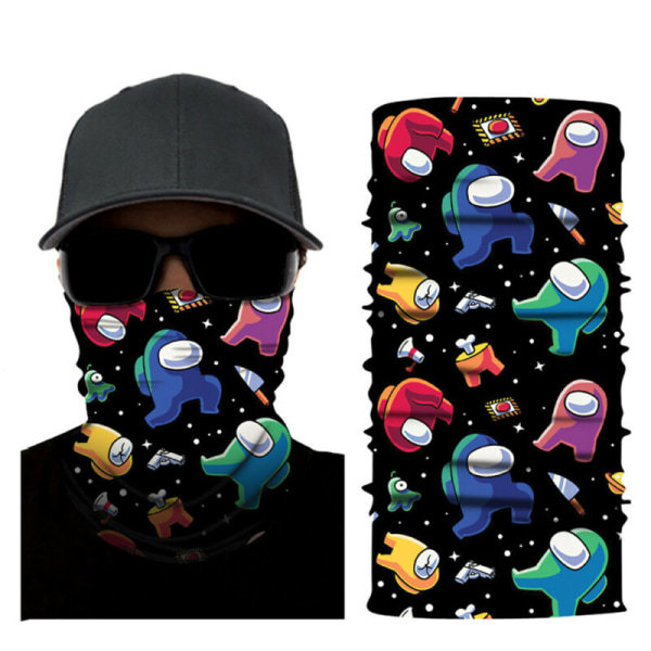 Among Us Multifunktionel Balaclava Cykling Hals Snood Varmer Bandana E