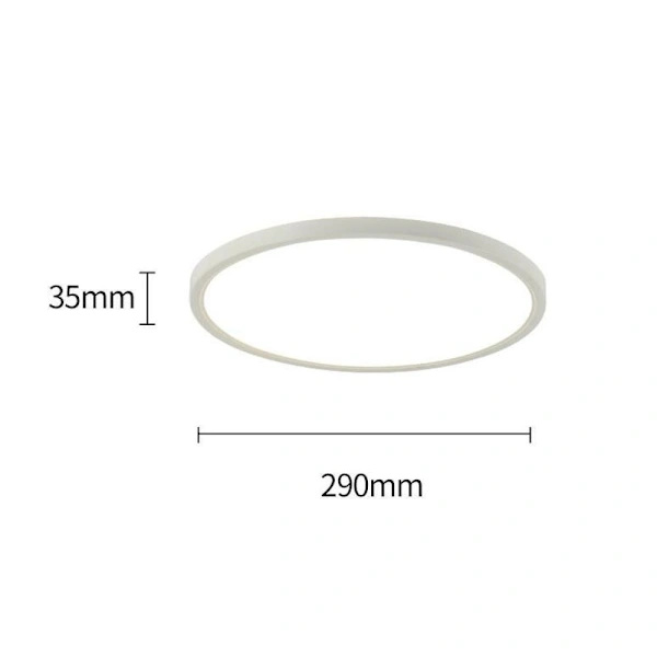 RGB LED Ceiling Light, 24W Dimmable Ceiling Lamp with Remote Control, 3000K_yux
