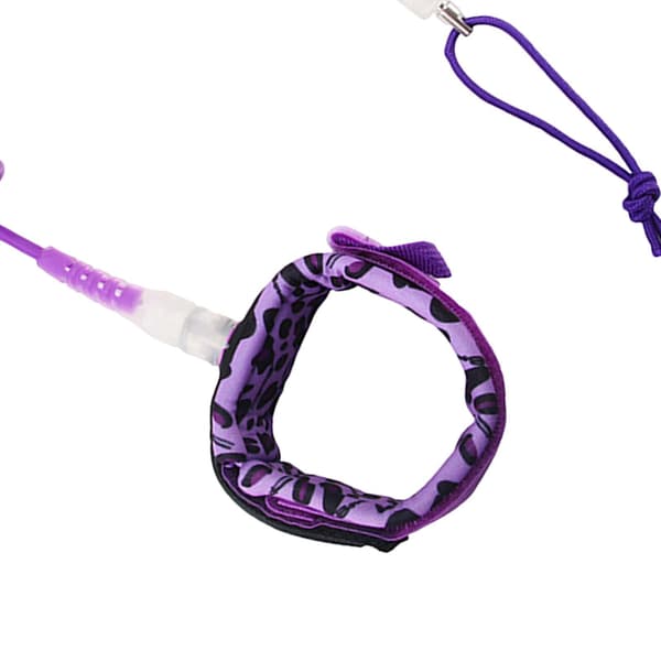 Surf Leash 10ft TPU Elastisk för SUP Surfbräda Alla Vattensporter Röd[D] Violet_yux Violet