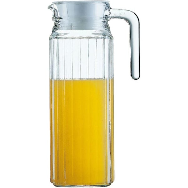 Arcoroc Quadro Køleskabskande med Låg 110cl, 1 Kande, Hvid