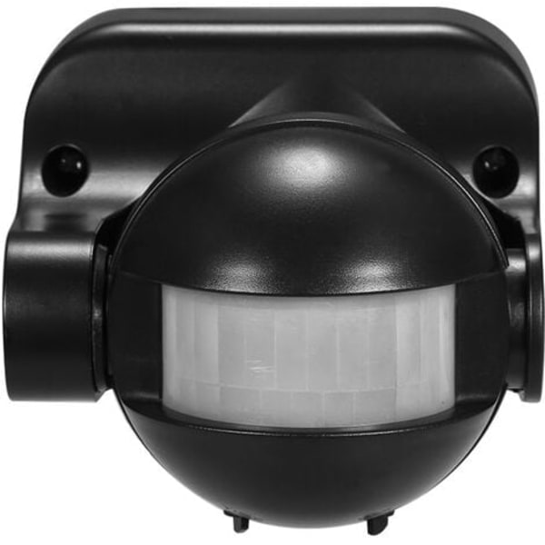 Stor infrarød sensor-afbryder 220V-240V 180 graders vinkel sort