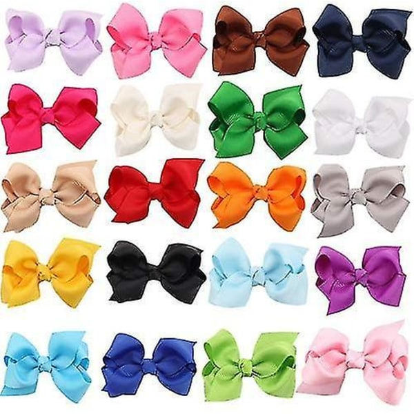1 st Söt Grosgrain-Rosettklämma Barn Bowknot Hårklämma