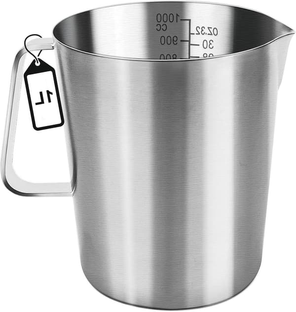 Mätkopp med hällpip - Mätkoppar med skala - 1 liter - Mätkoppar - Mätkopp - Koppar - Mätkanna