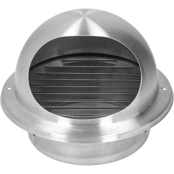 304 Kuleformet ventilasjonshette i rustfritt stål, avtrekkshette, rund luftventil 160mm