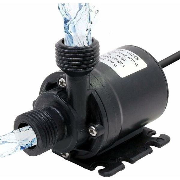 Sirkulasjonspumpe, DC 12V 800L/H Vannsirkulasjonssystem Amfibiepumpe